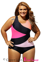 Kaamastra Black and Pink Teddy Bikini for Women